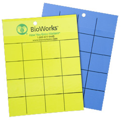 Sensor Yellow/Blue Monitor Cards - 10 per pack - Monitor Cards/ Sticky Tape